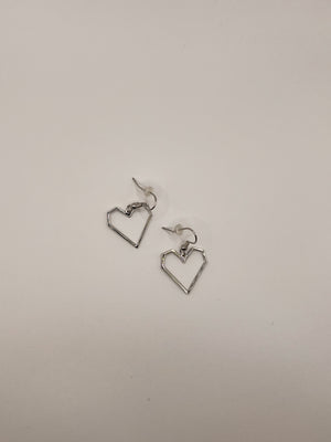 Crazy In Love Open Heart Earrings