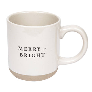 
            
                Load image into Gallery viewer, Merry &amp;amp; Bright Stoneware Coffee Mug
            
        